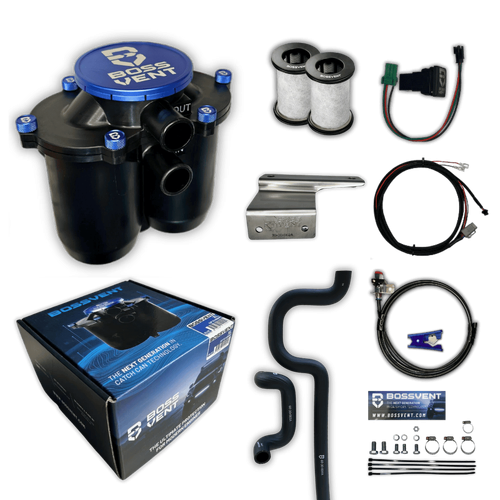 Bossvent Oil Catch Can Kit - Ford Everest/Ranger 2022-On 3.0L Td V6 Turbo Diesel Bf2S