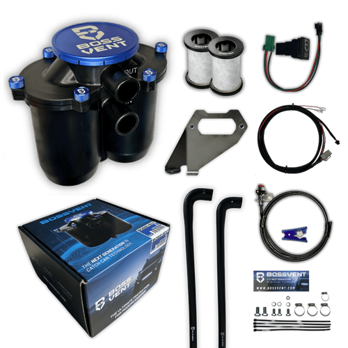 Bossvent Oil Catch Can Kit - Isuzu D-Max/Mu-X 2017-2020 3.0L Td Dohc 4Jj1-Tcx