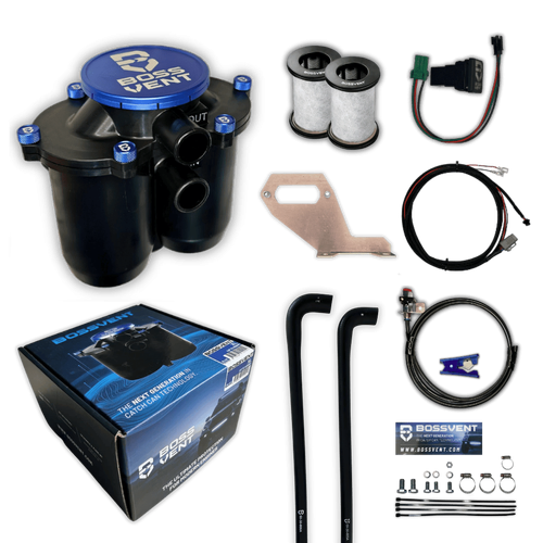 Bossvent Oil Catch Can Kit - Suits Toyota Landcruiser 70 Series Pre Abs 2007- 08/2012 4.5L VDJ76/78/79 Diesel