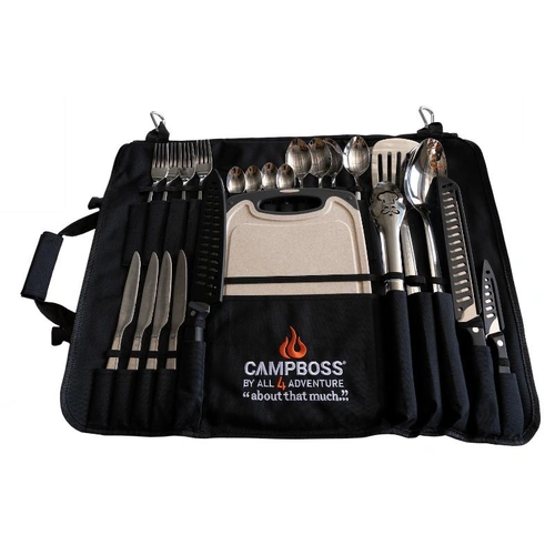 CampBoss 24-Piece Cutlery Roll