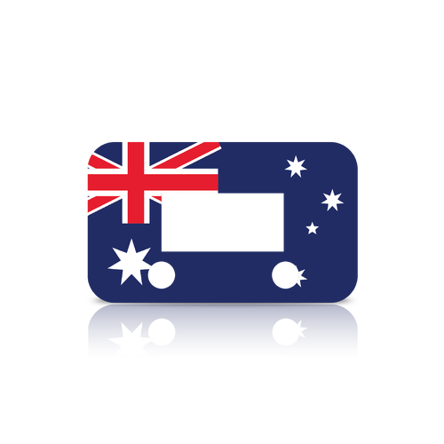 EVC Faceplate - Aussie Flag