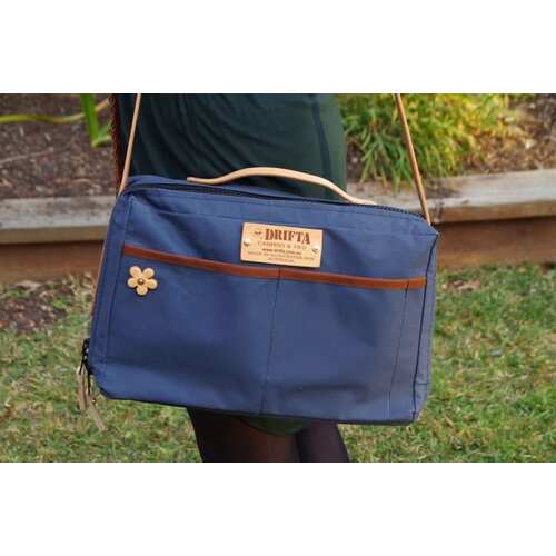 Drifta Premium Laptop/Shoulder Bag - Marine Blue