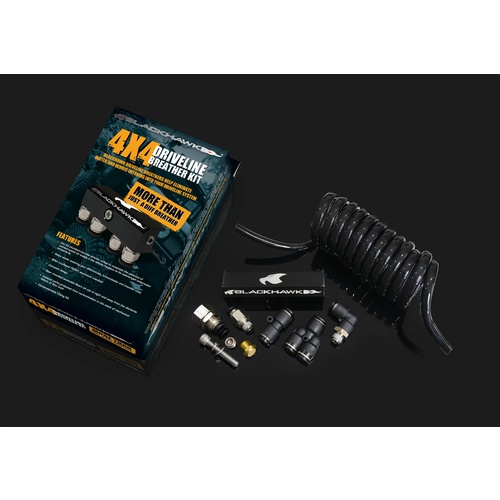 Blackhawk Driveline & Diff Breather Kit - Suits Toyota/Nissan/Holden/Mitsubishi