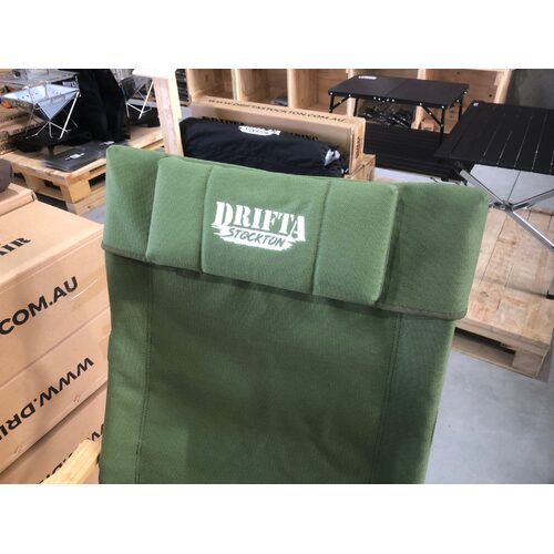 Drifta Stockton Deluxe Reclining Camp Chair Pillow / Headrest - Green