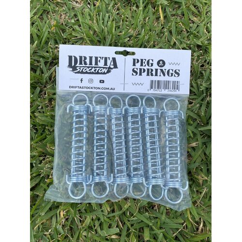 Drifta Stockton Guy Rope Peg Springs - 6 Pack