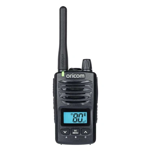 Oricom DTX600 Waterproof IP67 5 Watt Handheld UHF CB Radio (Black)