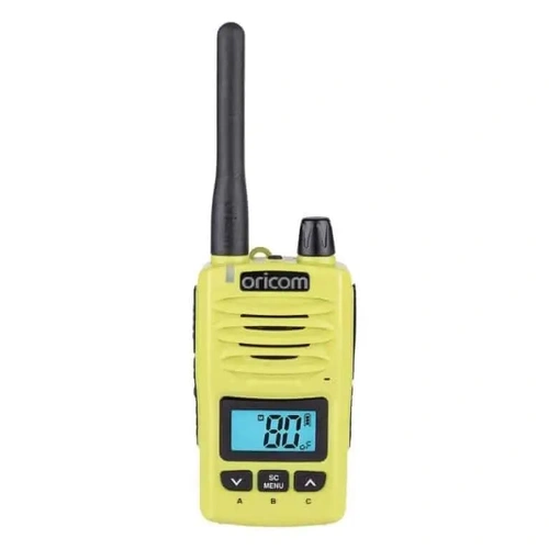 Oricom DTX600LME Waterproof IP67 5 Watt Handheld UHF CB Radio (Lime)