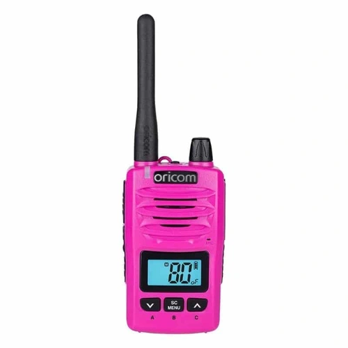 Oricom DTX600PNK Waterproof IP67 5 Watt Handheld UHF CB Radio (Pink)
