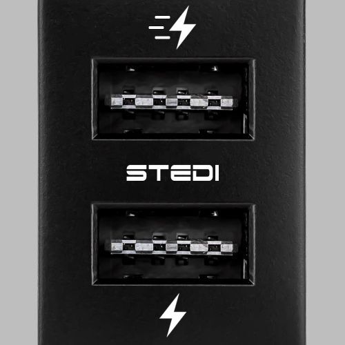 Stedi Short Type Dual USB To Suit Toyota