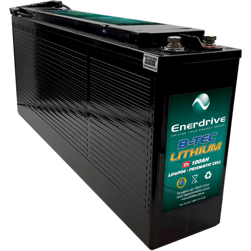 Enerdrive B-TEC 12V 100Ah Slimline Lithium Battery