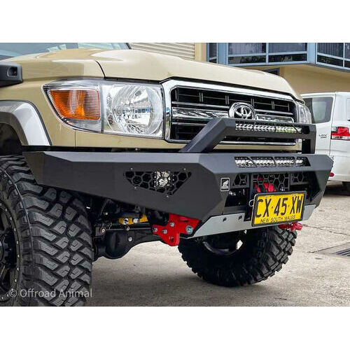 Offroad Animal Predator Bullbar - Suits Toyota Landcruiser 76, 78, 79 Series Dual Cab  2007-07/2022 Pre MY23 Facelift