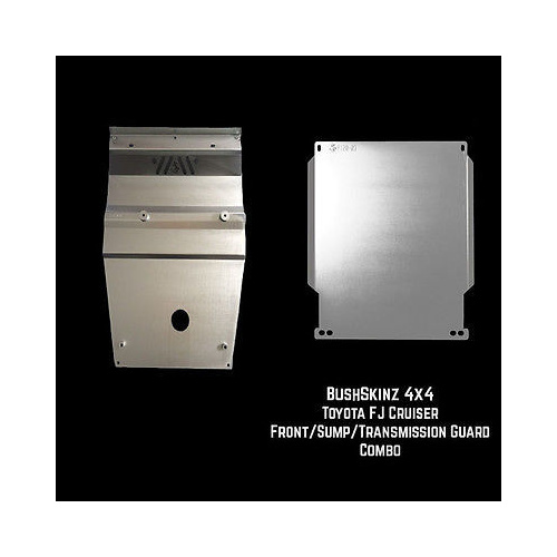 BushSkinz Front Sump & Transmission Guards - Suits Toyota FJ Cruiser (2010-On)