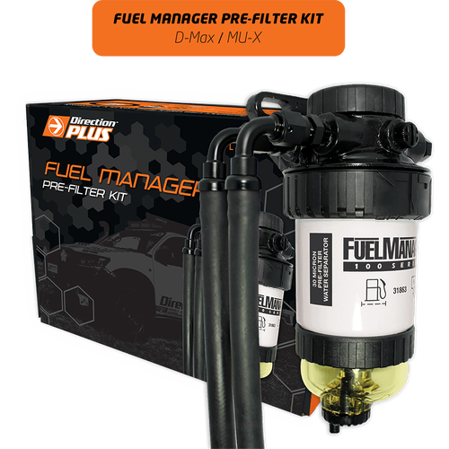Direction Plus Fuel Manager Pre-Filter Kit - Suits Isuzu D-Max 2012-2020 & MU-X 2017-2021 