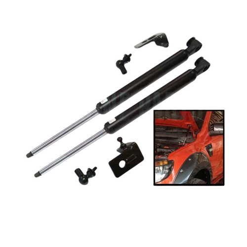 Bonnet Hood Gas Struts Damper Conversion Kit - Ford PX Ranger 2011-2019