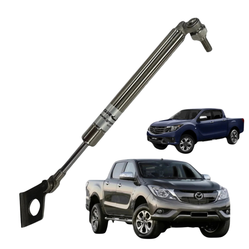 Grunt 4x4 Tailgate Stainless Steel Easy Up / Down Strut System - Mazda BT-50 2012-2018