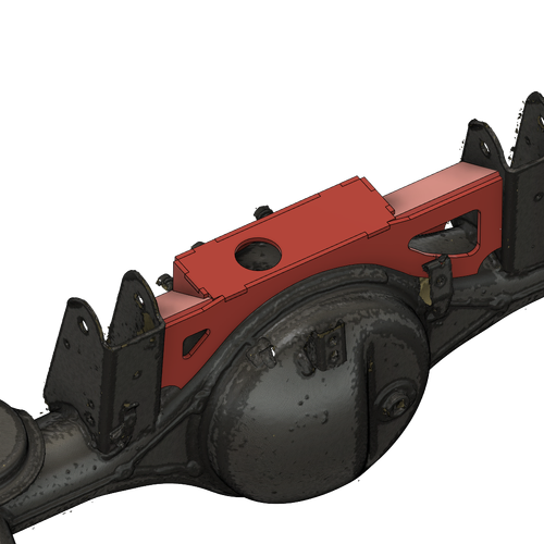 Adventure Corp GQ/GQ Rear Diff - Center Brace