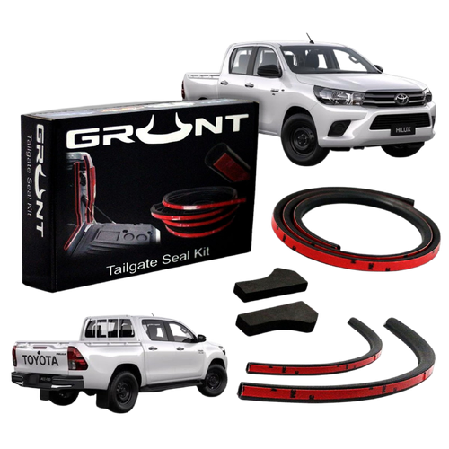 Grunt 4X4 Tailgate Seal Kit - Suits Toyota Hilux SR (Twin Handle) 2015-2019