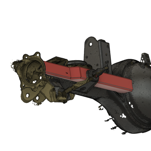 Adventure Corp GQ/GQ Rear Diff - Rear Brace Truss