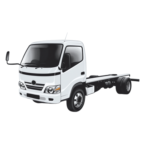 Snap Shades Car Window Shades - Hino 300 Series Narrow