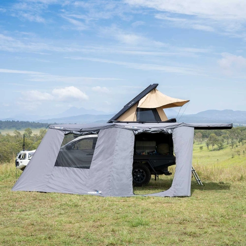 Hardkorr Awning Wall 1 - Front Door & Window