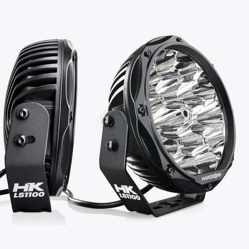 Hardkorr Lifestyle 8.5" LED Driving Lights - Pair With Harness