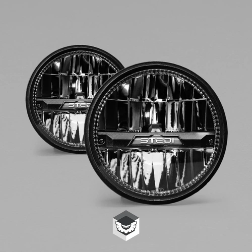 STEDI Homage 5.75 Inch Black 5700K LED Headlight Pair