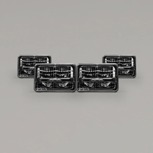 STEDI Homage Rectangle 6 x 4 Inch Headlight Bundle - Suits Toyota Landcruiser 80 Series