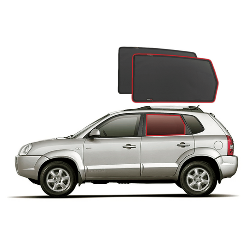 thumbnail image 2 of Hyundai Tucson Passenger Right Side Rear Door Window Glass – 2005-2009, Privacy Tinted 2 of 5