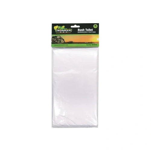 Ironman 4x4 Bush Toilet Biodegradable Replacement Bags - 10 Pack