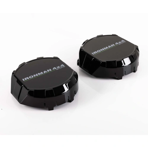 Ironman 4x4 5-inch Driving Light Lens Covers (Black, Pair)