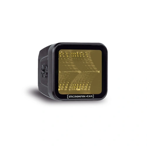 IRONMAN 4X4 Bright LED Cube Light 40W Amber Flood