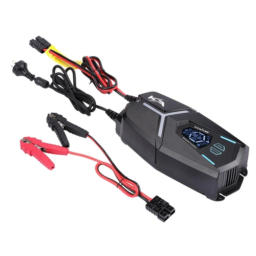 KickAss Flexicharge 12V 32A ACDC Smart Battery Charger For Lead Acid, AGM & Lithium Batteries