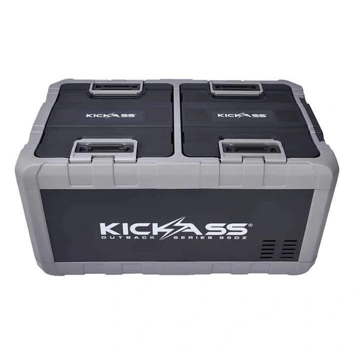 KickAss Portable 12V Fridge Freezer - Dual Zone, 95L