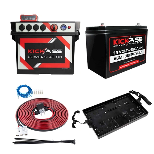 Portable Battery Box Complete Package (20A DCDC Charger)