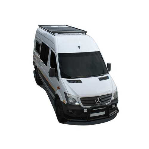 Front Runner Mercedes-Benz Sprinter 144in/170in / L2/L3 / MWB/LWB Wheelbase w/OEM Tracks (2006-Current) Slimline II Roof Rack Kit / Tall