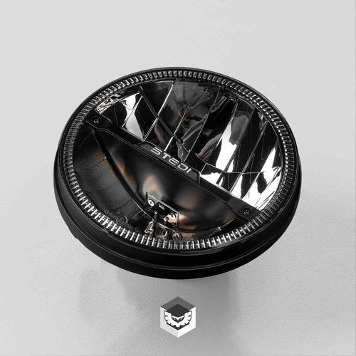 STEDI Homage 7 Inch LED Headlight - Black (5700K)