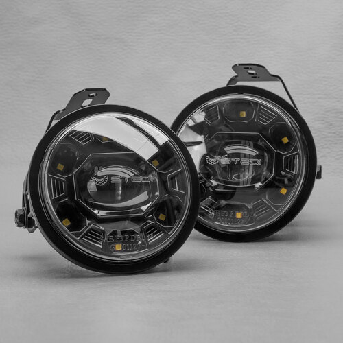 LED / DRL FOG LIGHT TO SUIT IRONMAN BULL BAR | BLACK
