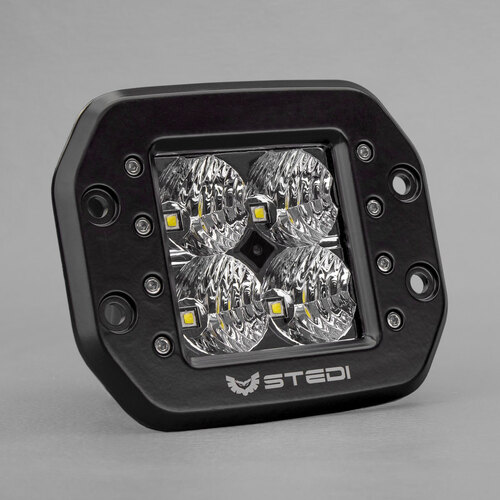 Stedi C-4 Black Edition Flush Mount LED Light - Flood