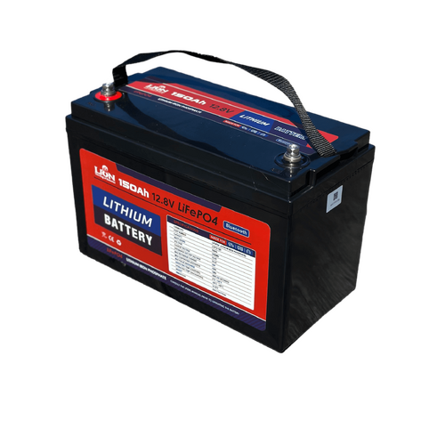 Lion IP65 Rated LiFePo4 12V 150AH Lithium Battery with Bluetooth