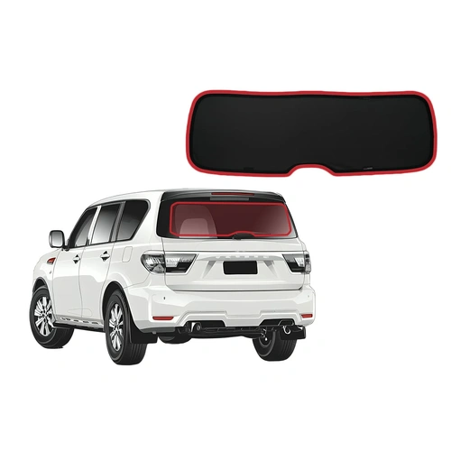 Snap Shades Rear Windscreen Shade - Nissan Patrol Y62 2010-2026 Excluding Vehicles with Intelligent Rear view Monitor