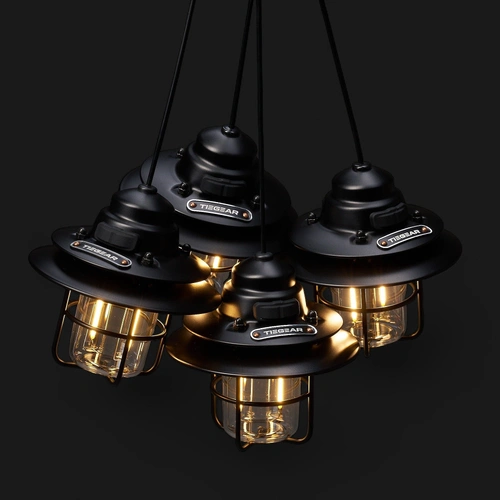 TieGear Compact Hanging Light Set (4-Pack)