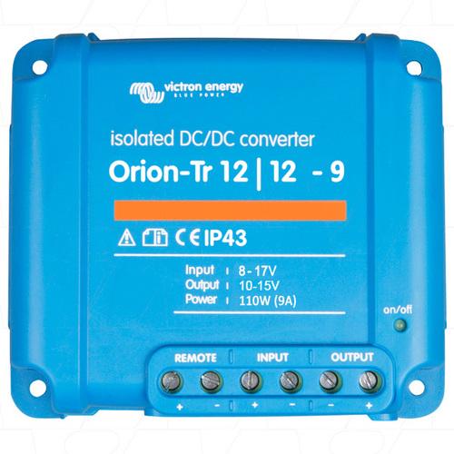 Victron Orion-Tr 12/12-9A (110W) Isolated DC-DC converter