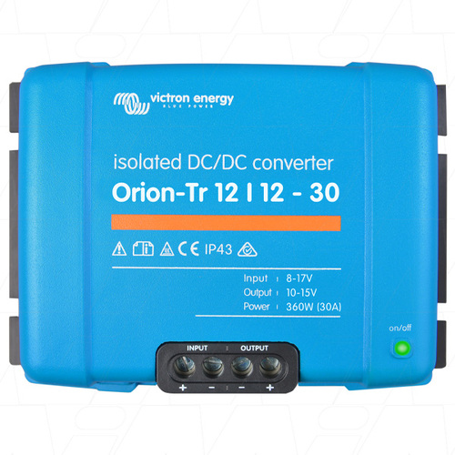 Victron Orion-Tr 12/12-30A (360W) Isolated DC-DC converter