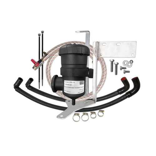 Mann+Hummel ProVent Oil Catch Can Kit - Suits Toyota Landcruiser 79 Series 4.5L VDJ Single or Dual Battery