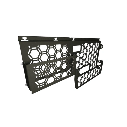 Pirate Camp Co Molle Panel + Storage Pockets Plastic Tub Liners with Factory Roller Shutter - Ford Ranger 2022+