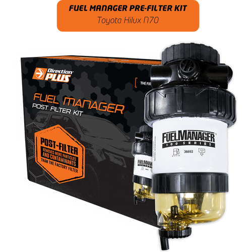 Direction Plus Fuel Manager Post-Filter Kit - Suits Toyota Hilux N70 3.0Ltr Turbo Diesel KUN26R 2005-2015