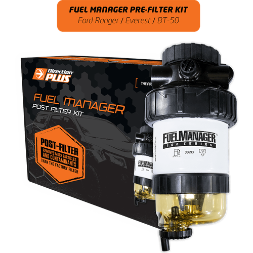 Direction Plus Fuel Manager Post-Filter Kit - Suits Ford Ranger/Everest & Mazda BT-50 2011-2022