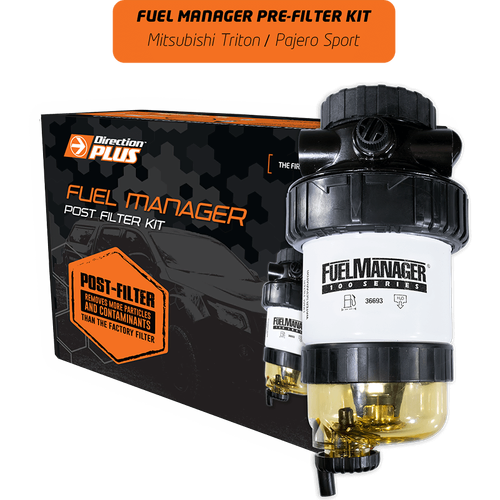 Direction Plus Fuel Manager Post-Filter Kit - Suits Mitsubishi Triton MQ/MR & Pajero Sport QE/QF 2015-2024