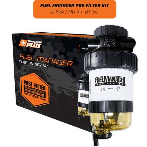 Direction Plus Fuel Manager Post-Filter Kit - Suits Isuzu D-Max/Mazda BT50/Isuzu MU-X 2020+