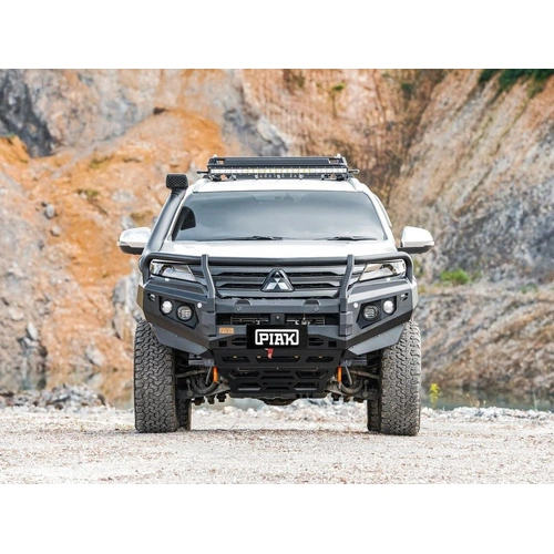 Piak Elite Loop Bar With Recovery Points & Bash Plate - Mitsubishi Pajero Sport QE & QF 8/2020 to 2/2024